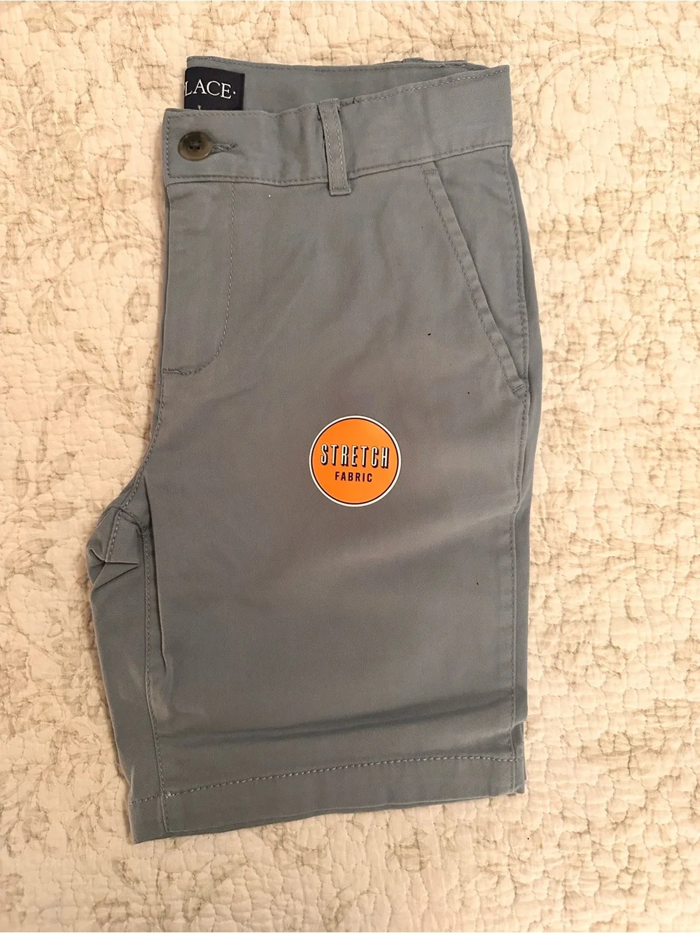 The Children's Place Boys' Gray/Blue Stretch Shorts